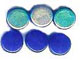 Half Rainbow Glass Beads - click here for large view